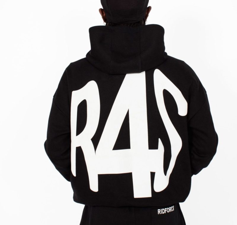 Black Pullover Hoodie